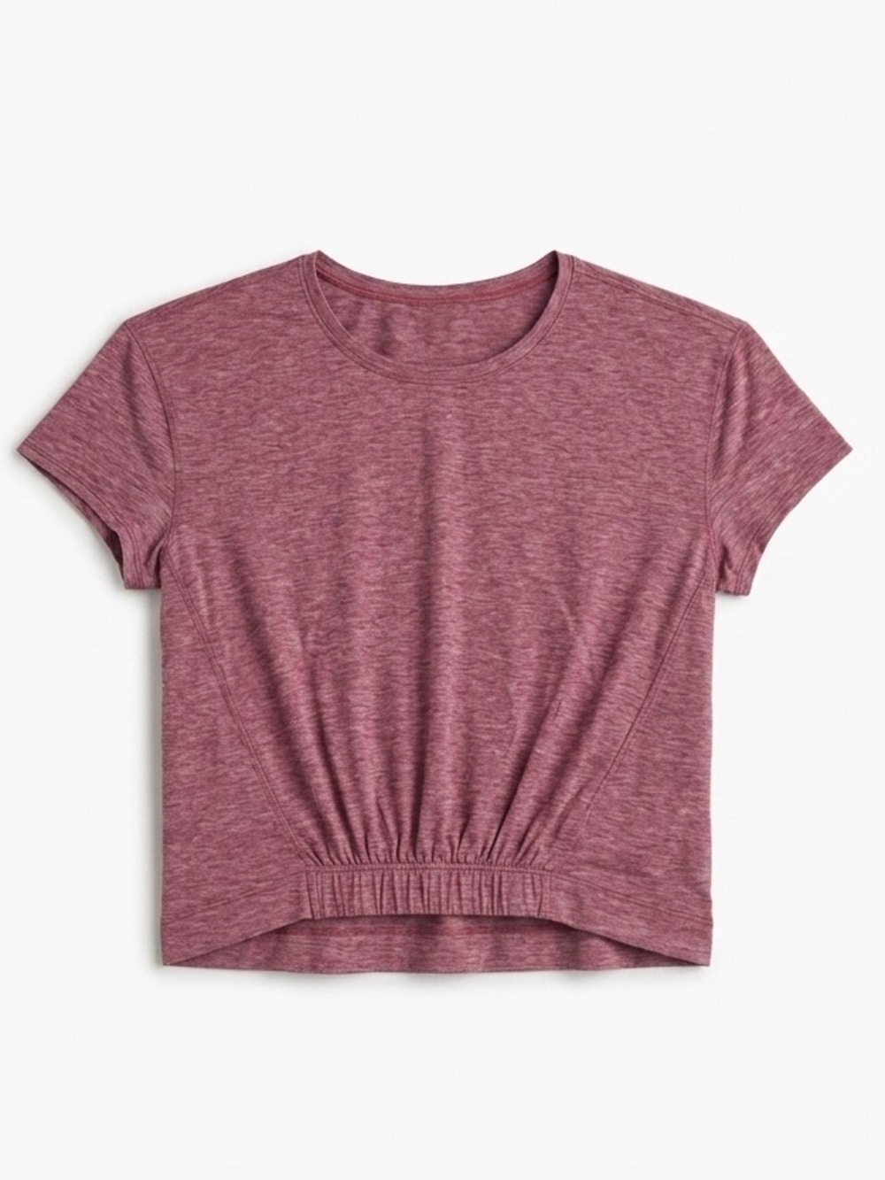 Lululemon Short Notice crop top - Heathered Moss Rose